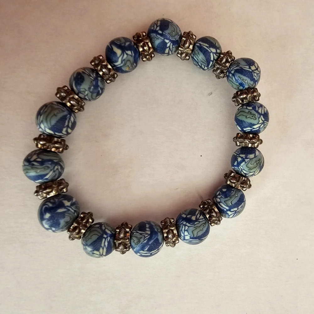 Blue bracelet